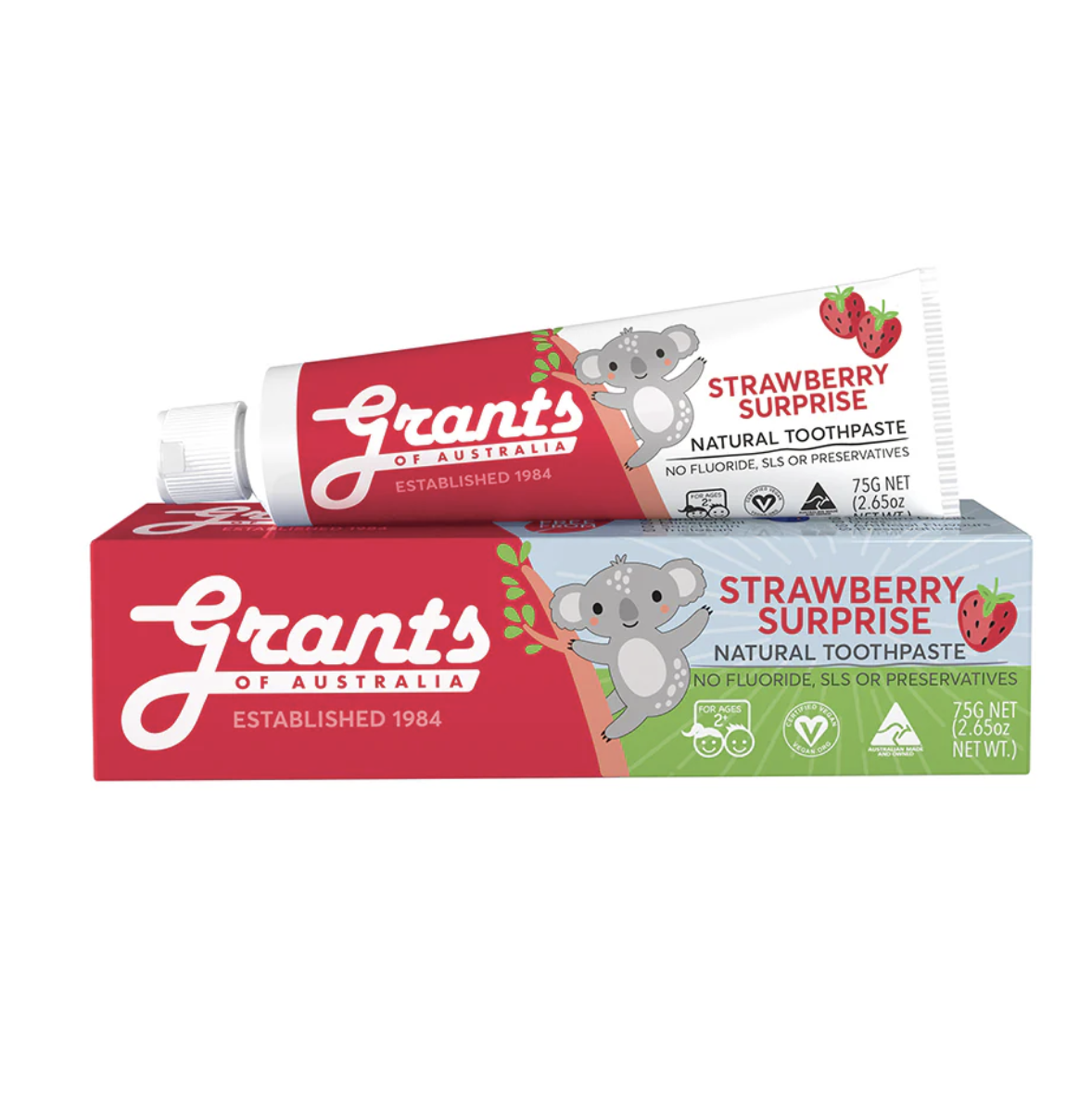 Grants of Australia - Kids Toothpaste Strawberry Surprise